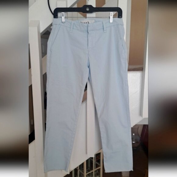 Frank &Eileen Wicklow Pant The Italian Chino in Cloud Blue color. SZ 2 Excellent - Picture 1 of 8